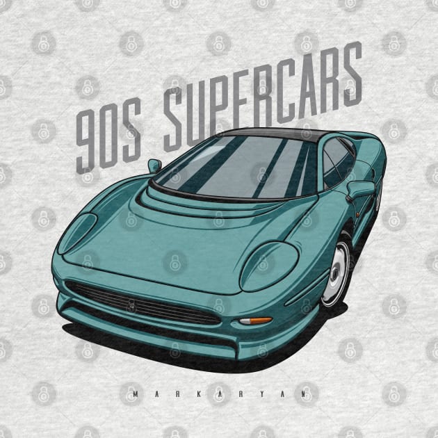 90s supercars - xj220 by Markaryan